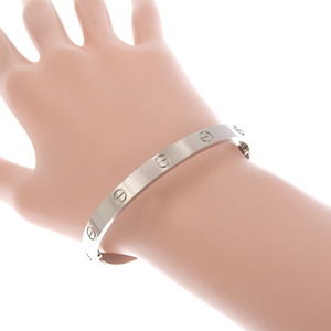Cartier Love Bracelet Bangle White Gold